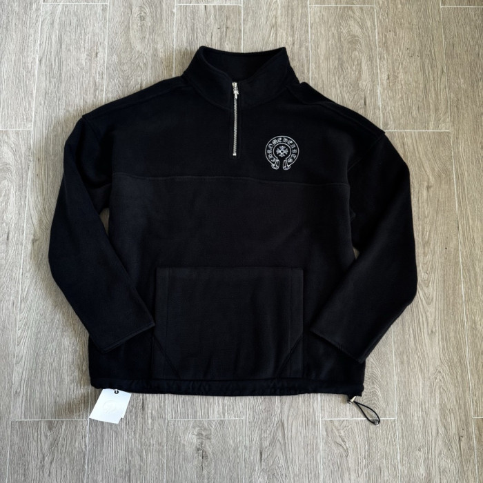 NIGO Chrome Hearts Polar Fleece Zipper Stand Collar Sweatshirt #nigo335654