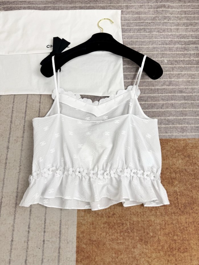 NIGO Chanel Top Embroidered Cotton White #nigo377745