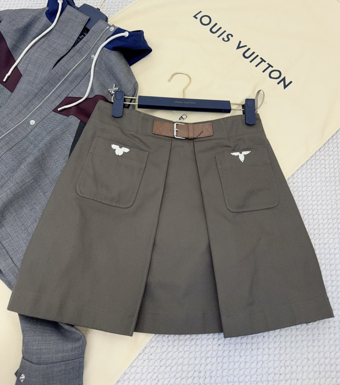 NIGO LOUIS VUITTON Monogram Accent Mini Skirt #nigo377736
