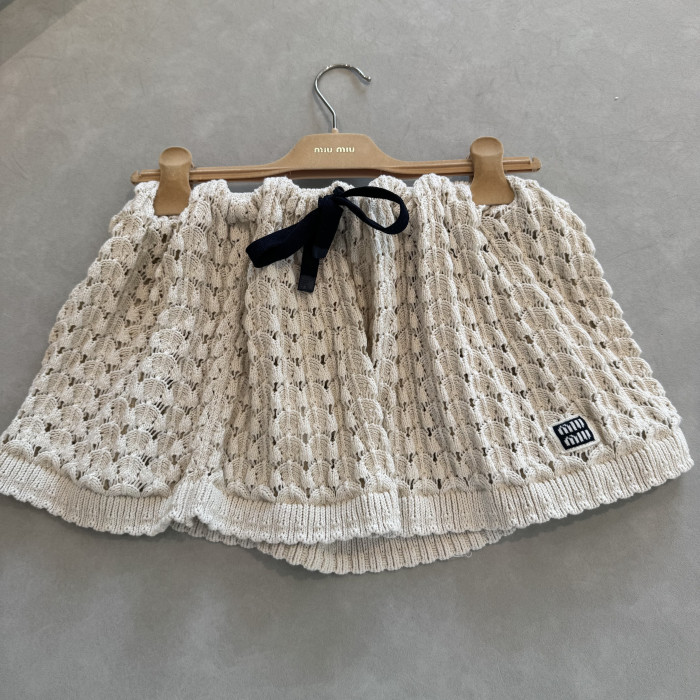 NIGO MIUMIU Hollow Knitted Cardigan Skirt #nigo377765