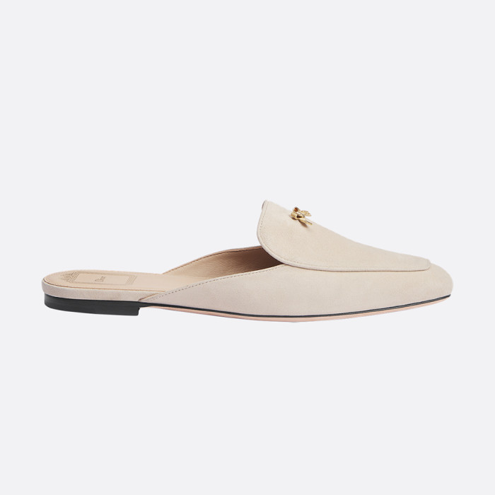 NIGO DIOR Baby Bow Mule Pistachio Suede Goatskin #nigo377752