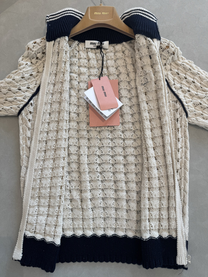 NIGO MIUMIU Hollow Knitted Cardigan Skirt #nigo377765