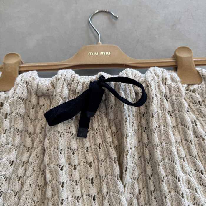 NIGO MIUMIU Hollow Knitted Cardigan Skirt #nigo377765