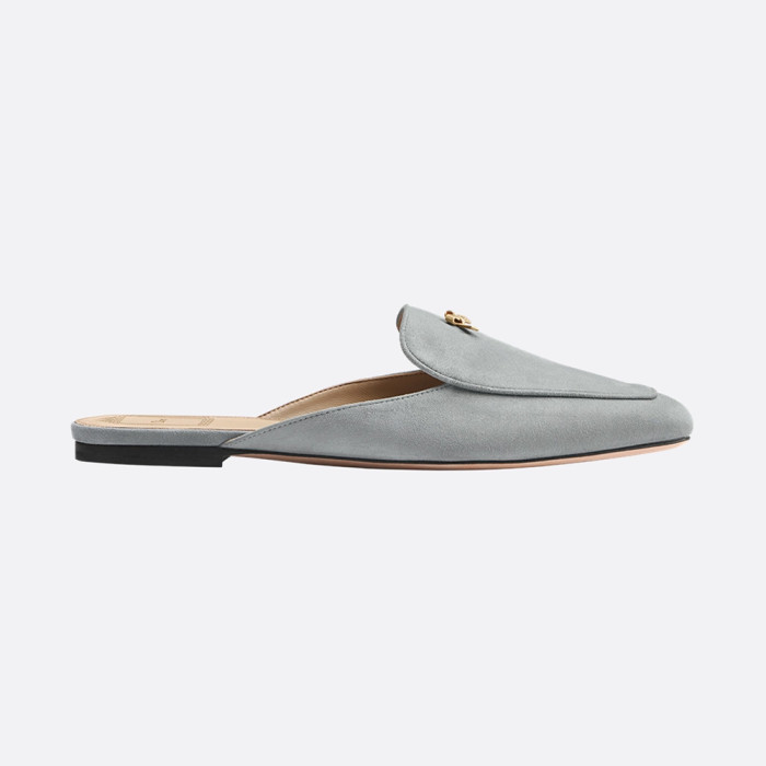 NIGO DIOR Baby Bow Mule Pistachio Suede Goatskin #nigo377752
