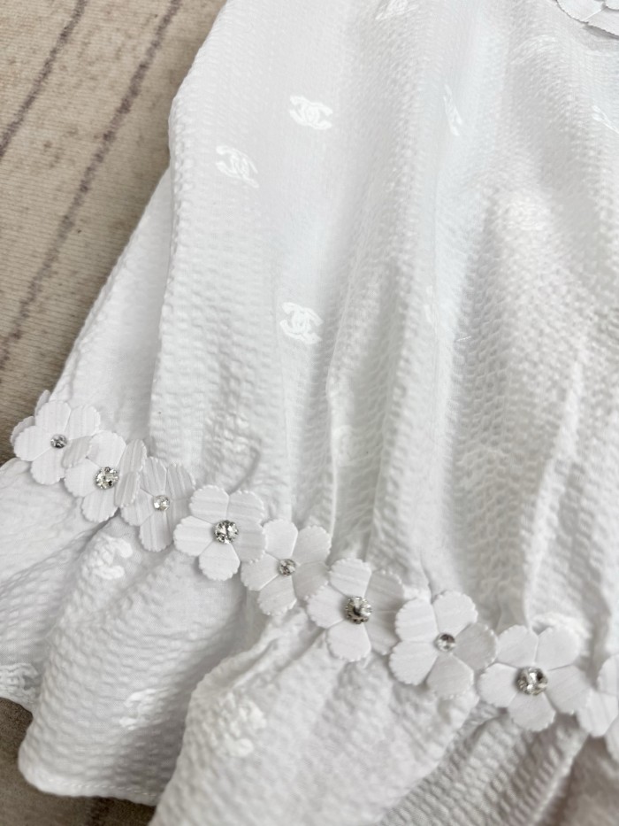 NIGO Chanel Top Embroidered Cotton White #nigo377745