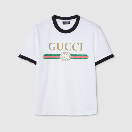 NIGO Gucci Cotton Jersey T-shirt With Print #nigo377873