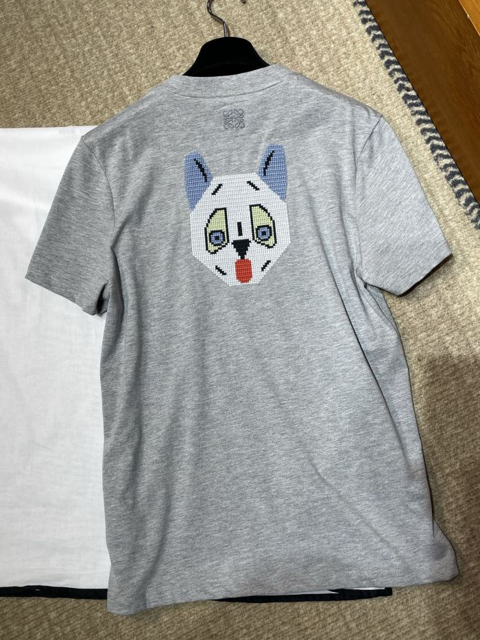 NIGO Loewe Regular Fit T-shirt in Cotton Grey #nigo377816