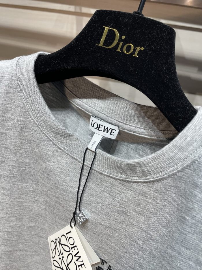 NIGO Loewe Regular Fit T-shirt in Cotton Grey #nigo377816