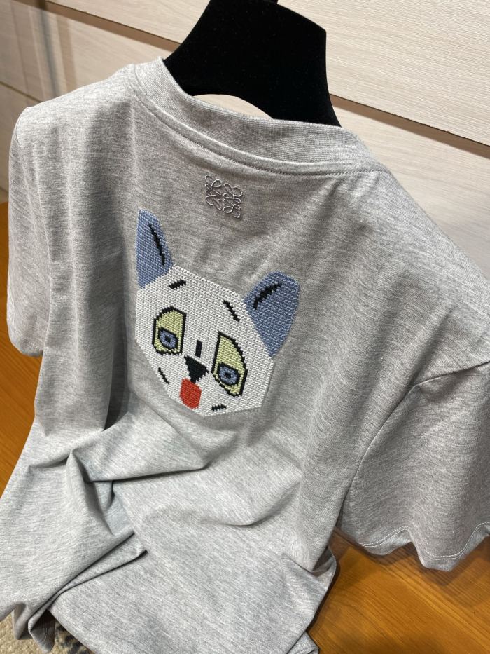 NIGO Loewe Regular Fit T-shirt in Cotton Grey #nigo377816