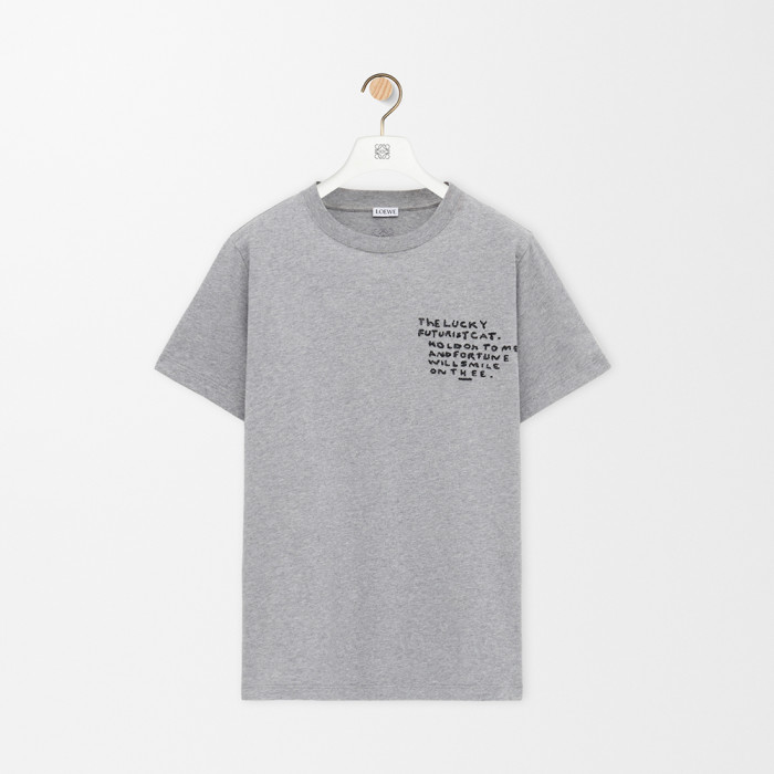 NIGO Loewe Regular Fit T-shirt in Cotton Grey #nigo377816