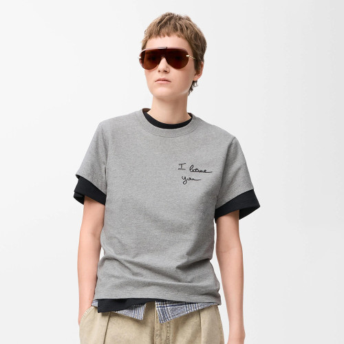 NIGO Loewe Regular Fit T-shirt in Cotton Grey #nigo377817