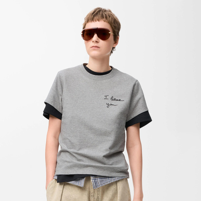 NIGO Loewe Regular Fit T-shirt in Cotton Grey #nigo377817