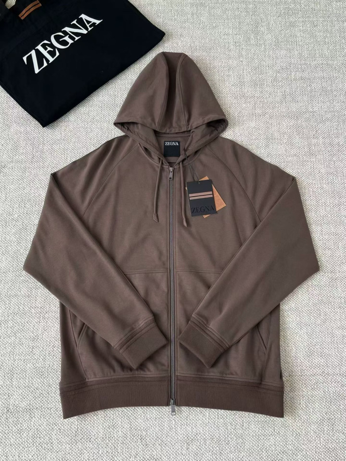 NIGO Zegna Solid Color Cotton Casual Hooded Zipper Sweatshirt and Pants #nigo377852