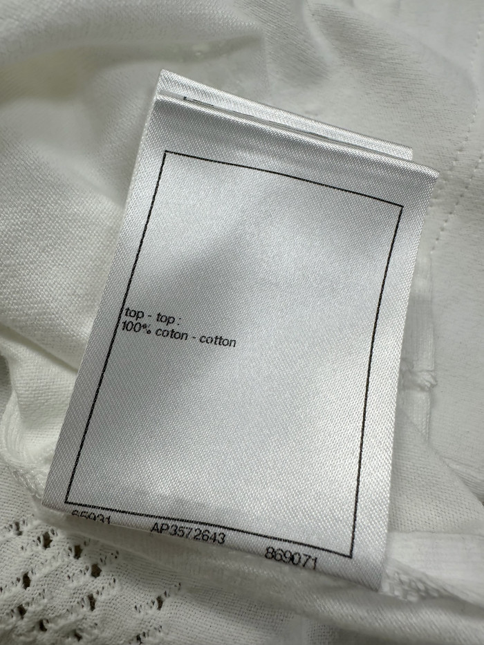 NIGO Chanel Top-Quality Version Short-sleeved Top Cotton White #nigo377927