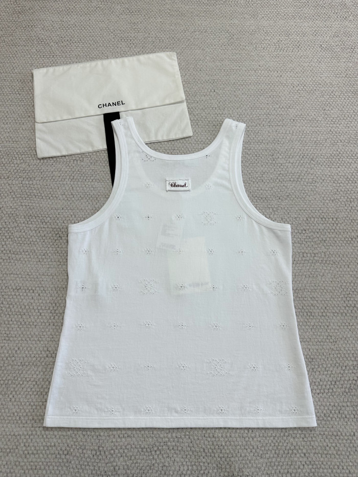 NIGO Chanel Top-Quality Version Vest Cotton White #nigo377926