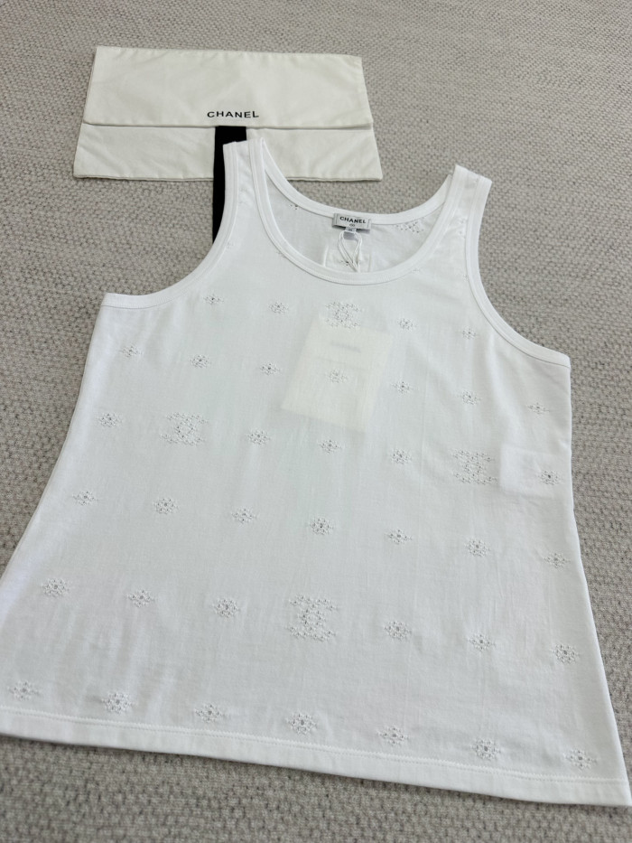 NIGO Chanel Top-Quality Version Vest Cotton White #nigo377926