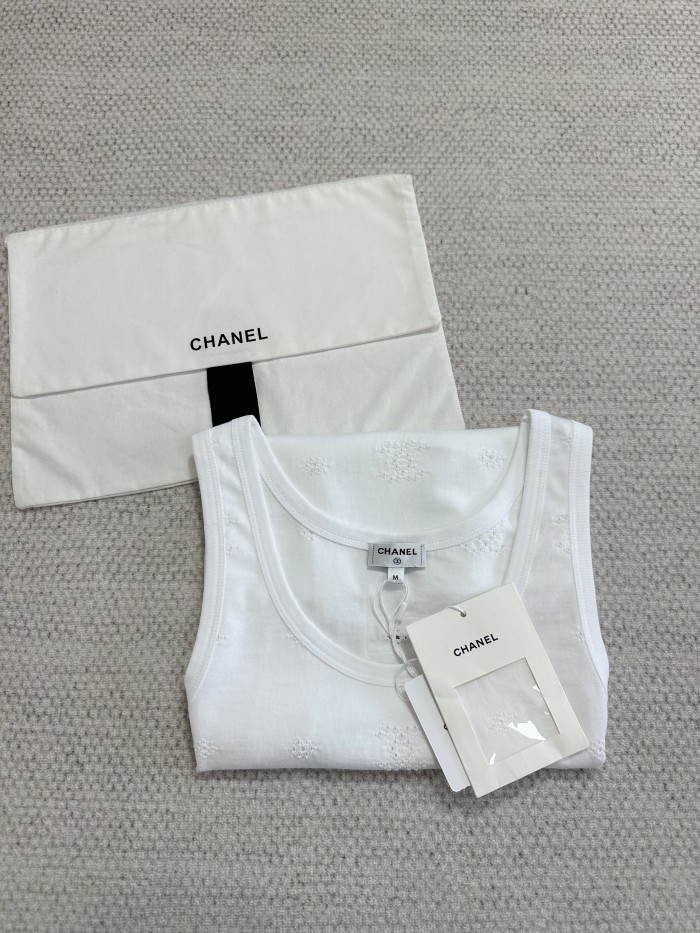 NIGO Chanel Top-Quality Version Vest Cotton White #nigo377926