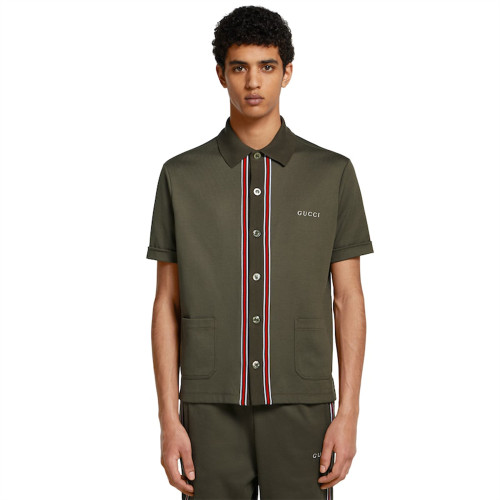 NIGO Gucci Cotton Piquet Polo Shirt With Embroidery #nigo377961