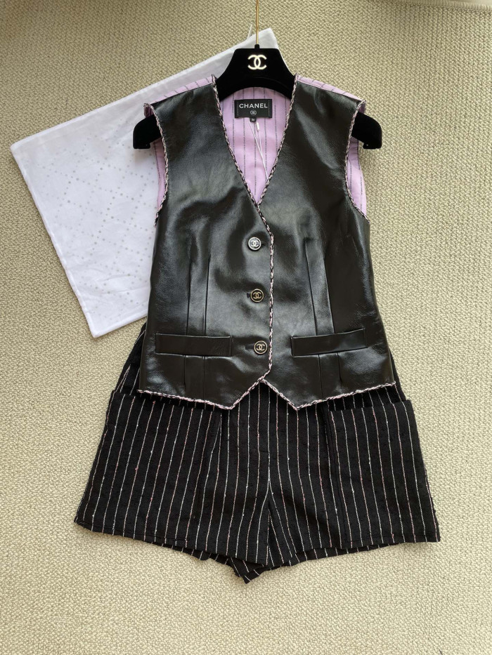 NIGO Chanel Leather Vest #nigo377965