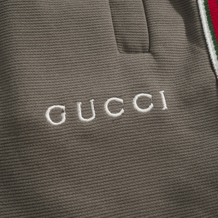 NIGO GUCCI Embroidered Logo Cotton Piqué Shorts #nigo377960