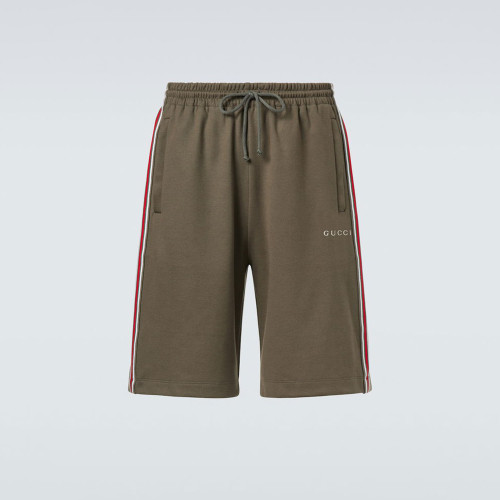 NIGO GUCCI Embroidered Logo Cotton Piqué Shorts #nigo377960