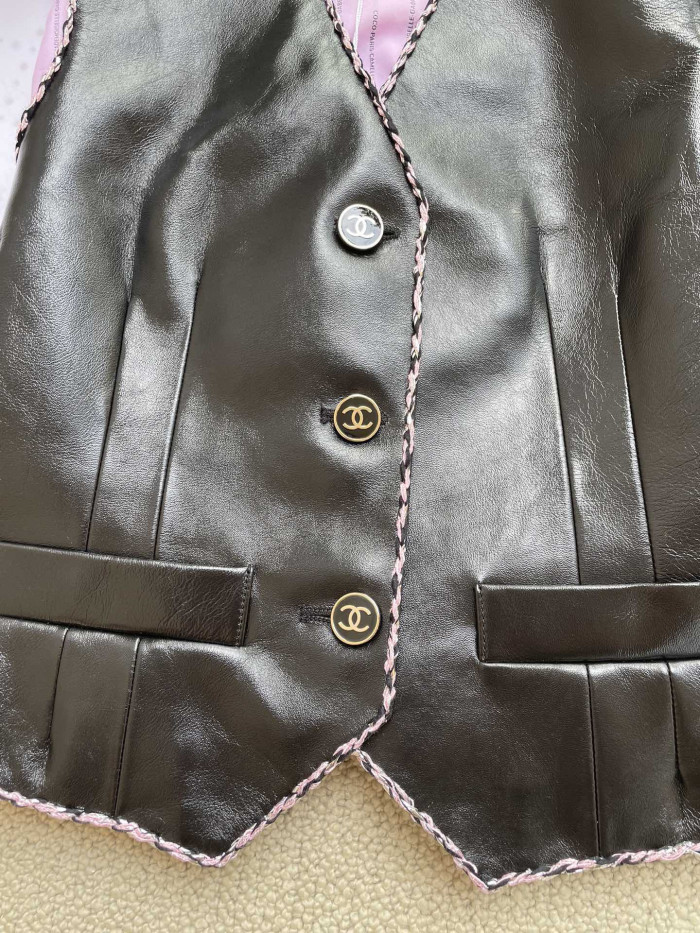 NIGO Chanel Leather Vest #nigo377965