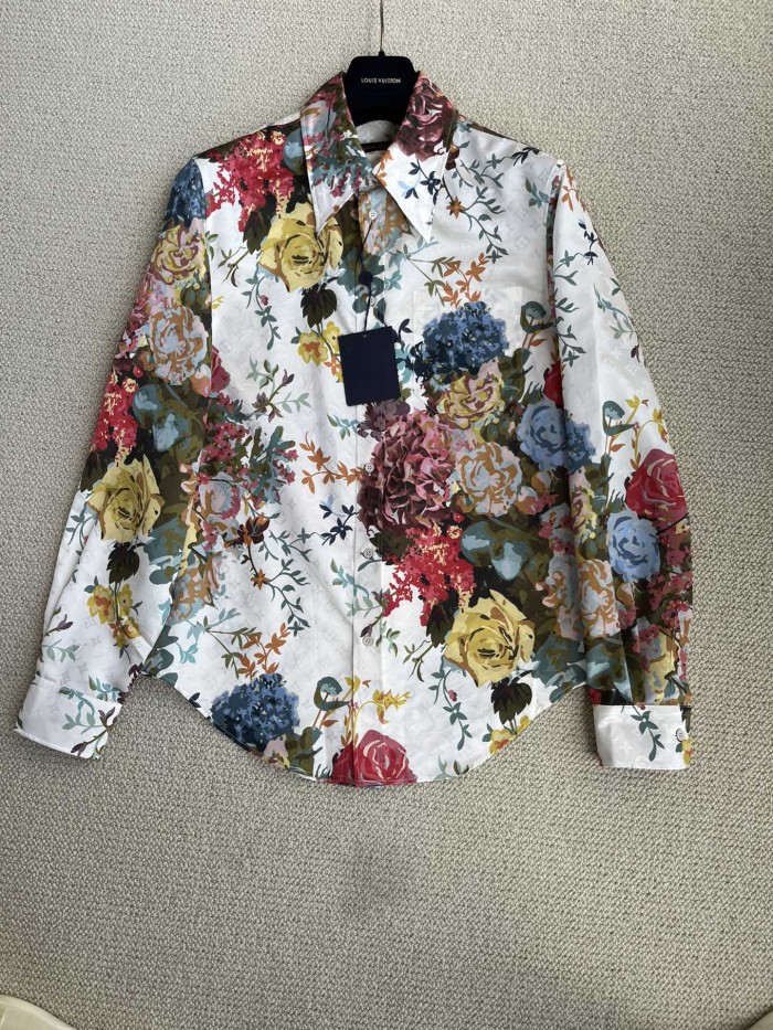 NIGO Louis Vuitton LV Flower Tapestry Classic Shirt #nigo378136