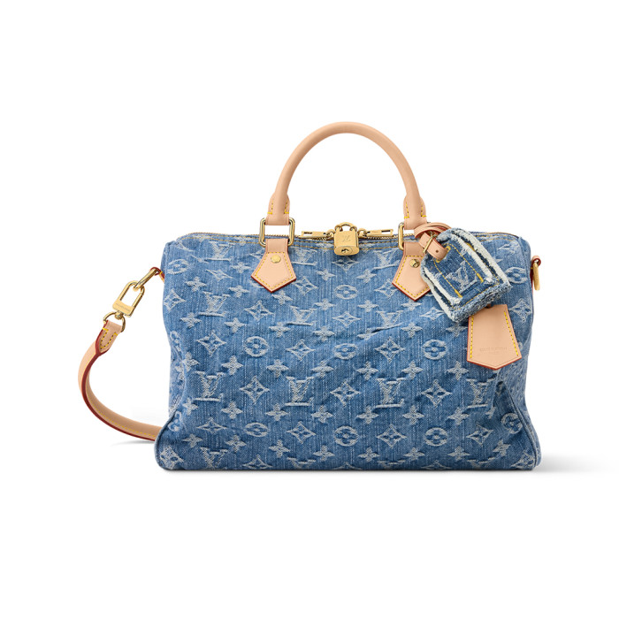 NIGO LOUIS VUITTON Speedy Soft 30 Monogram Denim Bags #nigo378128