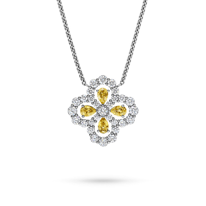 NIGO Harry Winston Flower Diamond Necklace #nigo332888