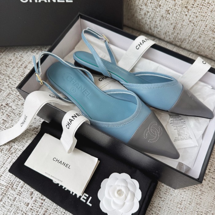 NIGO Chanel Spring and Summer High Heels Flat Shoes #nigo378093