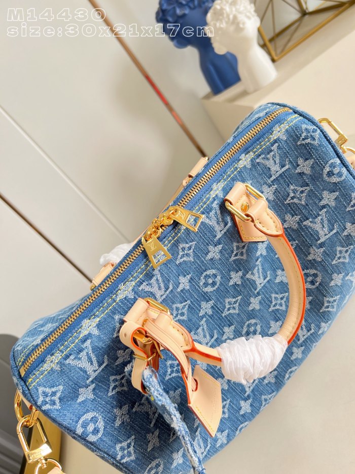 NIGO LOUIS VUITTON Speedy Soft 30 Monogram Denim Bags #nigo378128