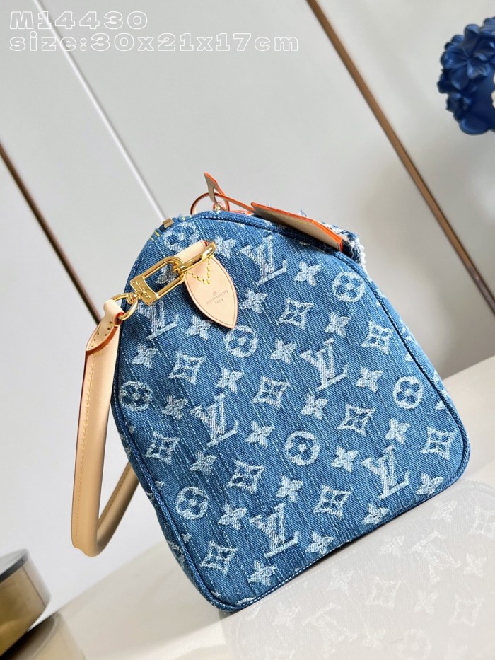 NIGO LOUIS VUITTON Speedy Soft 30 Monogram Denim Bags #nigo378128