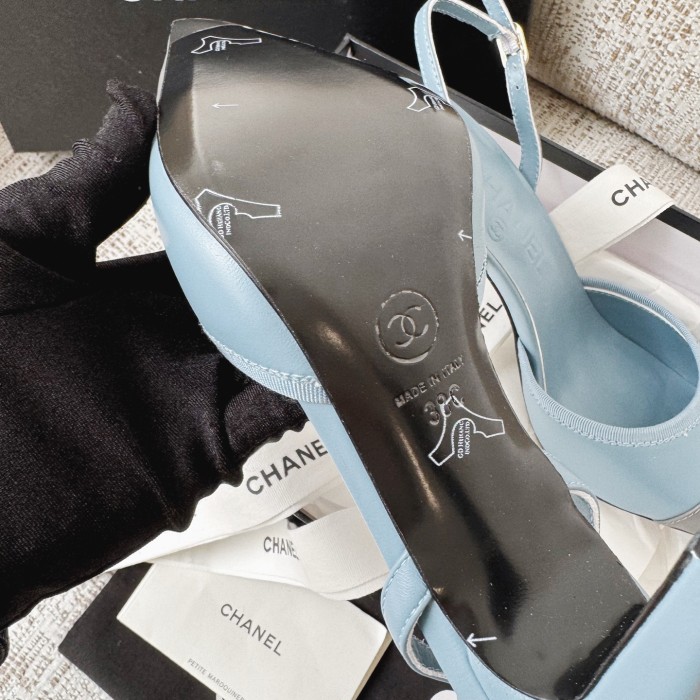 NIGO Chanel Spring and Summer High Heels Flat Shoes #nigo378093