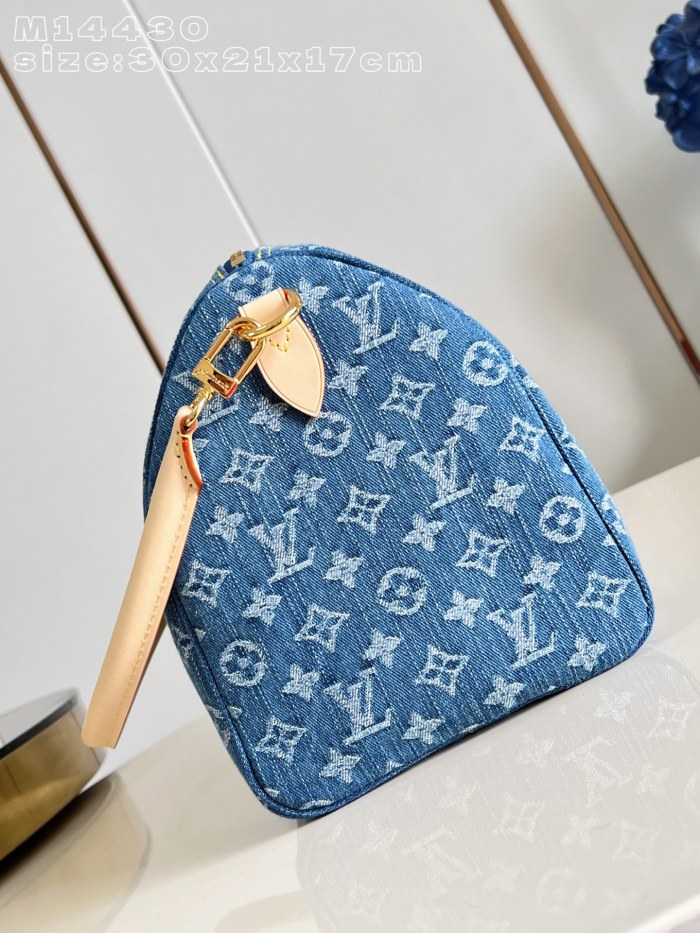 NIGO LOUIS VUITTON Speedy Soft 30 Monogram Denim Bags #nigo378128