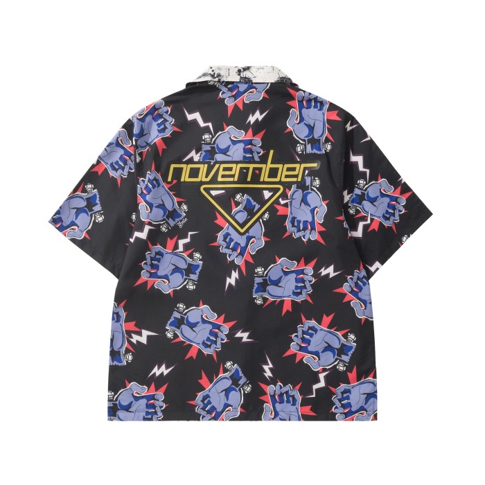 NIGO PRADA Timecapsule Printed Cotton Shirt #nigo378085