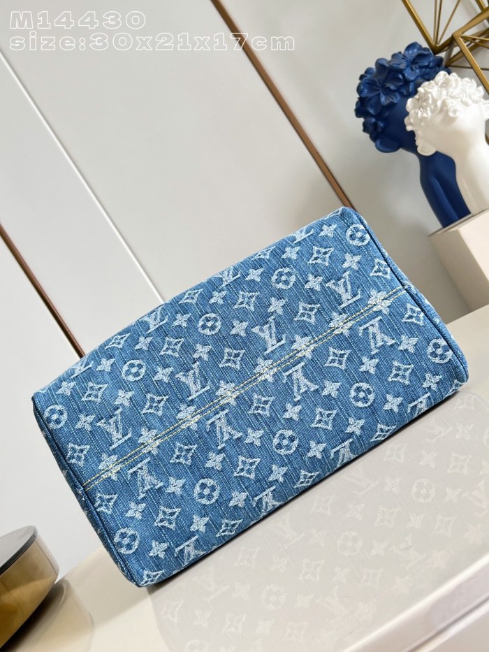 NIGO LOUIS VUITTON Speedy Soft 30 Monogram Denim Bags #nigo378128