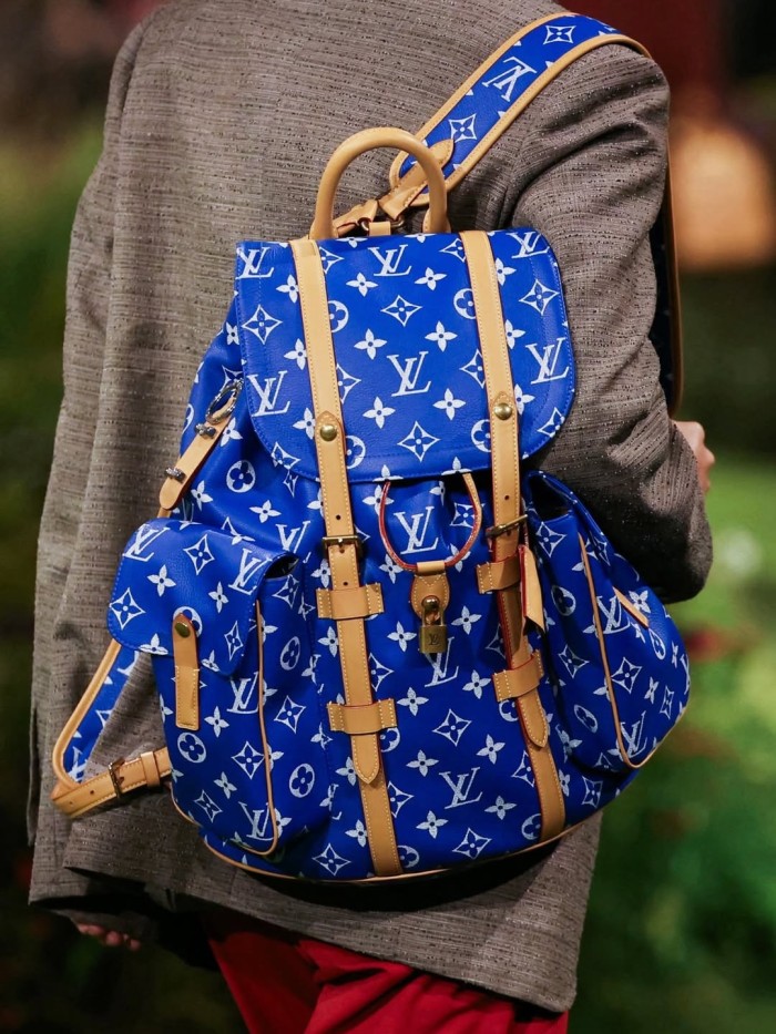 NIGO Louis Vuitton Christopher Monogram Taurillon Cow Leather Backpack #nigo378127