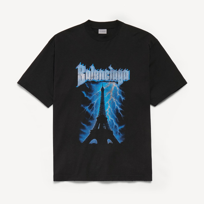 NIGO Balenciaga Paris thunderstorm oversized T-shirt #nigo378114