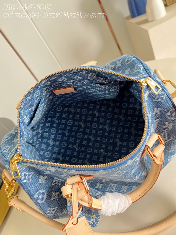 NIGO LOUIS VUITTON Speedy Soft 30 Monogram Denim Bags #nigo378128