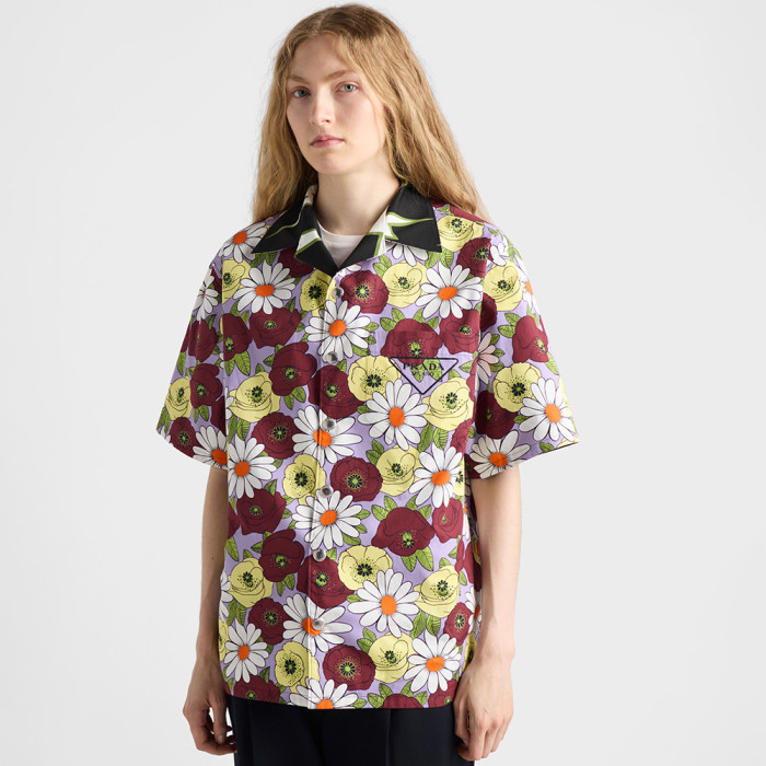NIGO PRADA Timecapsule Printed Cotton Shirt #nigo378085