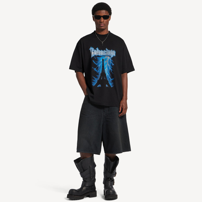 NIGO Balenciaga Paris thunderstorm oversized T-shirt #nigo378114