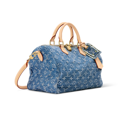 NIGO LOUIS VUITTON Speedy Soft 30 Monogram Denim Bags #nigo378128