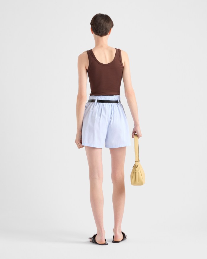 NIGO PRADA Cocoa Brown Ribbed Knit Top #nigo378067