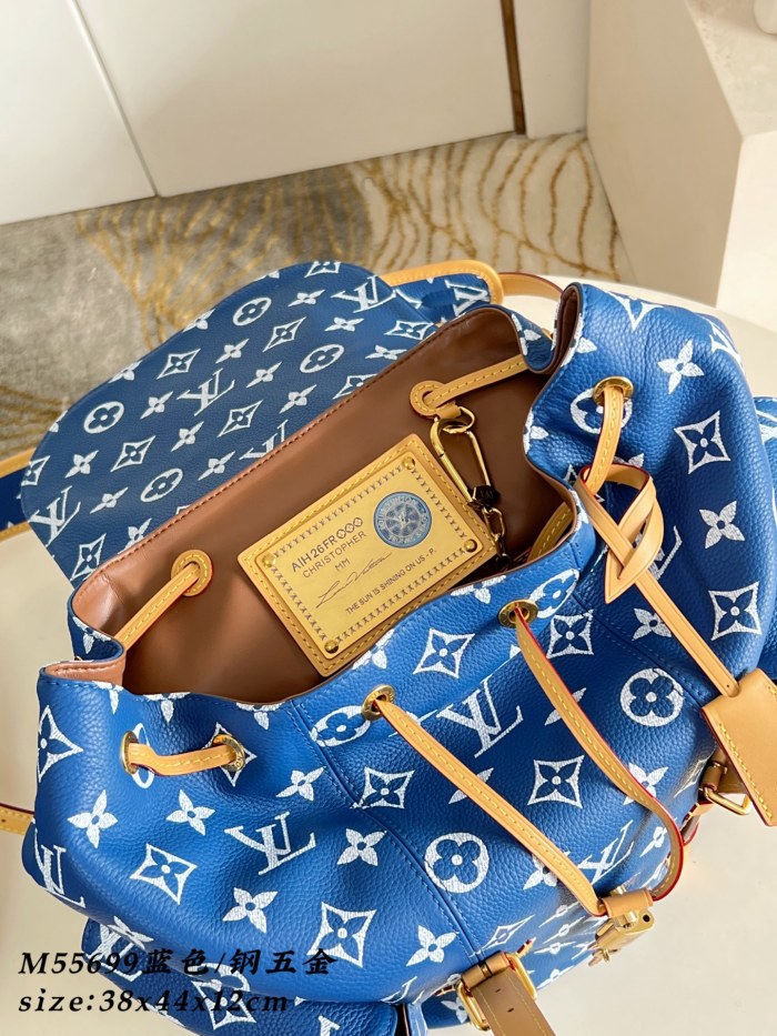 NIGO Louis Vuitton Christopher Monogram Taurillon Cow Leather Backpack #nigo378127