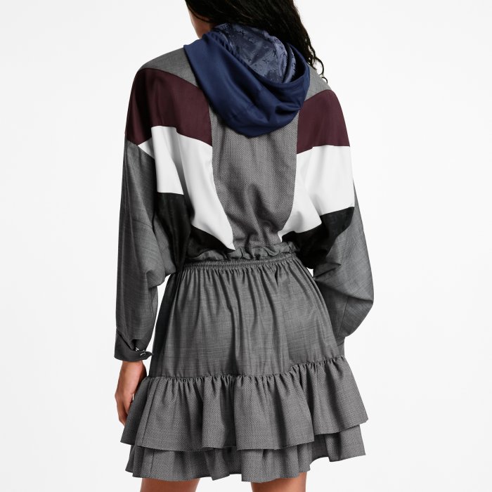 NIGO LOUIS VUITTON Ruffle Hem Skirt #nigo378187