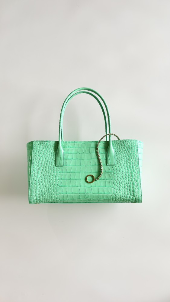 NIGO Chanel Small Tote Crocodile Embossed Calfskin Gold Tone Metal #nigo378166