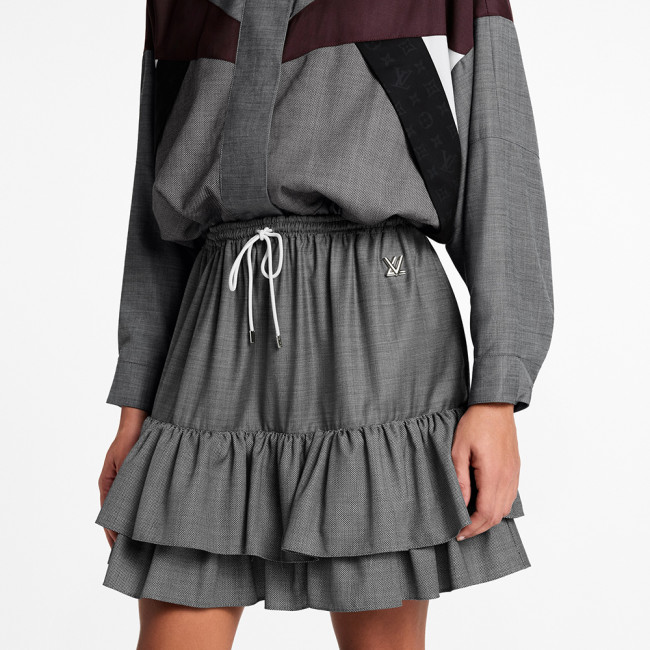 NIGO LOUIS VUITTON Ruffle Hem Skirt #nigo378187