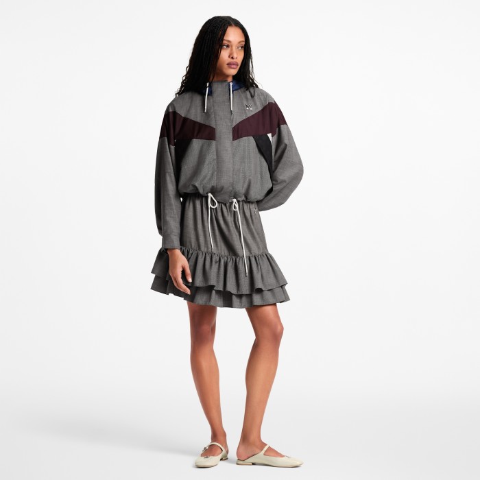 NIGO LOUIS VUITTON Ruffle Hem Skirt #nigo378187