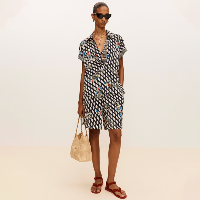 NIGO CHANEL Short-sleeved Shorts blouse Printed  #nigo378177