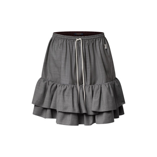 NIGO LOUIS VUITTON Ruffle Hem Skirt #nigo378187